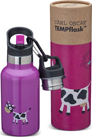קארל אוסקר TEMPflask - בקבוק שתיה תרמי לילדים Purple-Cow