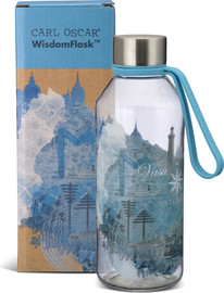 קארל אוסקר Wisdom Flask - בקבוק 650 מ"ל Turquoise-Water