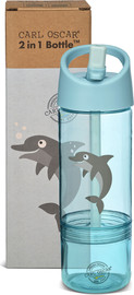 קארל אוסקר טו אין וואן – בקבוק שתיה לילדים Blue-Dolphin