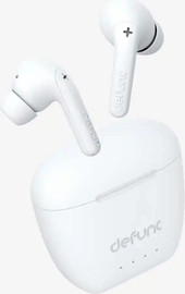 DEFUNC אוזניות אלחוטיות DeFunc True Audio עם דרייבר 13 מ"מ, Bluetooth 5.2, מיקרופון מובנה וסאונד איכותי  צבע לבן