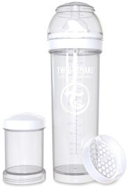 TWISTSHAKE בקבוק לתינוק 330 מ"ל לבן