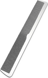 BarberPRO מסרק דירוג מברזל בצבע כסף BarberPRO K5