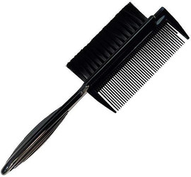 BarberPRO מברשת פייד דו צדדית עם מסרק BarberPRO שחור