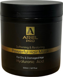 Ariel PRO מסכה לשיער ללא מלחים 500 גרם אריאל פרו ArielPRO - הסדרה השחורה