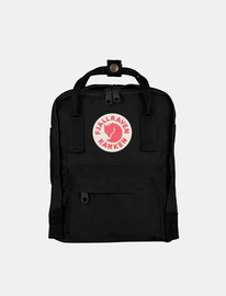 KANKEN Fjallraven Kanken Mini -תיק גב קאן קן קלאסי מיני בצבע שחור