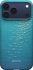PITAKA כיסוי PITAKA ל-iPhone 17 Pro – Lucid Blue