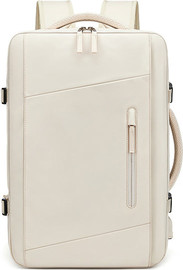 Camel Mountain תיק גב TrailPod Prime 20L למחשב 17 אינץ' עם יציאת USB - שמנת