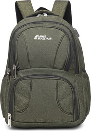 Camel Mountain תיק גב Himalaya 32L למחשב 16 אינץ' עם יציאת USB מבית כאמל מאונטין - ירוק צבאי
