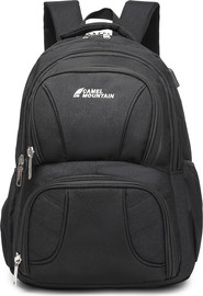Camel Mountain תיק גב Himalaya 32L למחשב 16 אינץ' עם יציאת USB מבית כאמל מאונטין - שחור