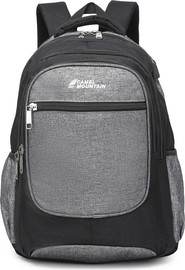 Camel Mountain תיק גב Everest 35L למחשב 16 אינץ' עם יציאת USB מבית כאמל מאונטין - שחור/אפור