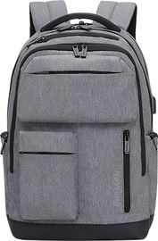 Camel Mountain תיק גב SmartPack DLX 35L למחשב 15.6 אינץ' עם יציאת USB מבית כאמל מאונטין - אפור