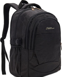 Camel Mountain תיק גב Canberra 35L למחשב 15.6 אינץ' קיבולת גדולה מבית כאמל מאונטין - שחור