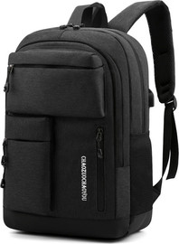 Camel Mountain תיק גב Ochocinco Pro 25L למחשב 15.6 אינץ' עם יציאת USB מבית כאמל מאונטין - שחור