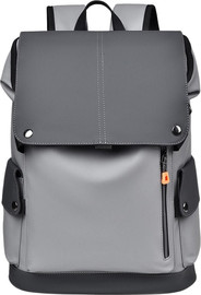 Camel Mountain תיק גב Quantum 35L למחשב 16 אינץ' עם יציאת USB מבית כאמל מאונטין - אפור בהיר