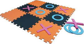 PlaySmart משחקי רצפה (חצר) ענקיים - איקס עיגול XO - משחקי ענק