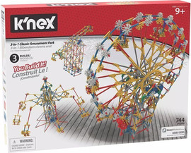 K'NEX קנקס (קונקס) סט הרכבה פארק שעשועים 744 חלקים - K'nex