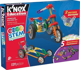 K'NEX קנקס (קונקס) כלי רכיבה על גלגלים 131 חלקים - K'nex