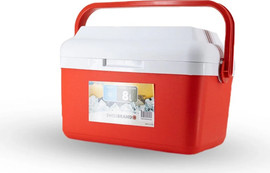 SwissBrand צידנית / קולר נשיאה השומר קור מבית SWISSBRAND דגם PORTABLE 8L אדום