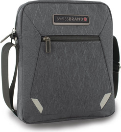 SwissBrand תיק צד מקורי יוניסקס לטבלאט מבית המותג SwissBrand דגם Dallas צבע אפור