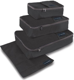 SwissBrand ארגונית נסיעות למזוודה 4 חלקים מבית SwissBrand דגם Packing Cube Zurich צבע שחור