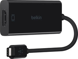 Belkin מתאם USB-C ל-HDMI באיכות 4k שחור