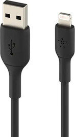Belkin כבל באורך 1 מטר USB-A Belkin BoostCharge Lightning בחרו צבע שחור