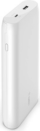 Belkin Belkin BoostCharge 20K USB-C PD Power Bank - White -מטען נייד לטעינה מהירה