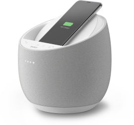 Belkin רמקול Hi-Fi חכם משולב משטח טעינה אלחוטי Belkin בלקין SoundForm Elite לבן