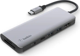Belkin מתאם USB-C 7-in-1 Multiport Hub