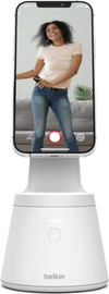 Belkin חצובה מגנטית לצילום 360° עם זיהוי פנים לסדרת iPhone מבית Belkin לבן