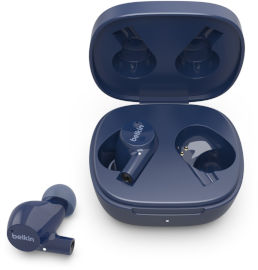 Belkin אוזניות אלחוטיות Belkin TWS בלקין SoundForm Rise כחול
