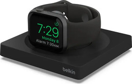 Belkin מטען אלחוטי מהיר לשעון אפל Belkin BoostCharge Pro בחרו צבע שחור