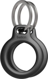 Belkin מחזיק מפתחות מאובטח ל-Belkin AirTag צבע שחור שחור