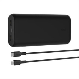 Belkin מטען נייד 3 יציאות Belkin BoostCharge Power Bank PD 20W שחור