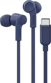 Belkin אוזניות חוטיות Belkin בלקין SoundForm כחול