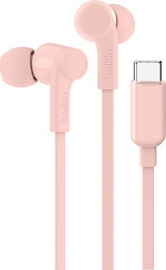 Belkin אוזניות חוטיות Belkin בלקין SoundForm ורוד