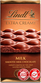 נסטלה Lindt extra creamy לינדט שוקולד עם קרם שוקולד