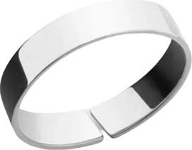 NERO טבעת Orca כסף