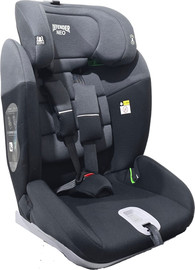 בייבי מישל כסא בטיחות ובוסטר Defender NEO בתקן i-Size החדש - שחור/אפור