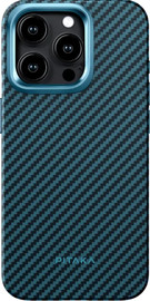 PITAKA כיסוי PITAKA ל-iPhone 15 Pro Max – Blue