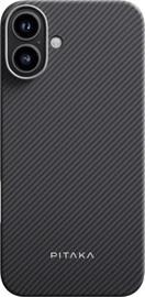 PITAKA כיסוי PITAKA ל-iPhone 16 – Black/Gray