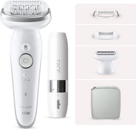 BRAUN מכשיר להסרת שיער יבש/רטוב Braun בראון Silk Epil Series 9 9-341