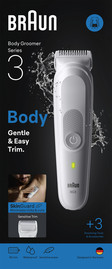 BRAUN מכשיר לעיצוב שיער גוף body groomer