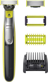 PHILIPS ONE BLADE מכשיר לעיצוב לפנים ולגוף 60 דקות פעולה - להב 360 חדשני מתכוונן