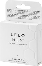 Lelo קונדומים דקים וחזקים   HEX