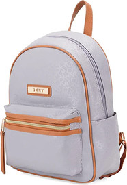DKNY תיק גב יוקרתי ואלגנטי מבית מעצבת העל Donna Karan DKNY דגם Autograph 421 Backpack צבע אפור