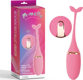 Oem ויברטור כדורי עם שלט Beckoning Beats Bullet Vibrator בצבע ורוד