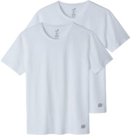 Aztec מארז 2 חולצות קצרות לגברים Aztec אצטק Cotton T 2pk לבן XL
