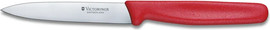 Victorinox סכין ירקות שוויצרית, להב שפיץ חלק – אדום