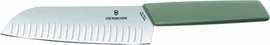 Victorinox סכין סנטוקו 17cm ידית ירוקה Victorinox
